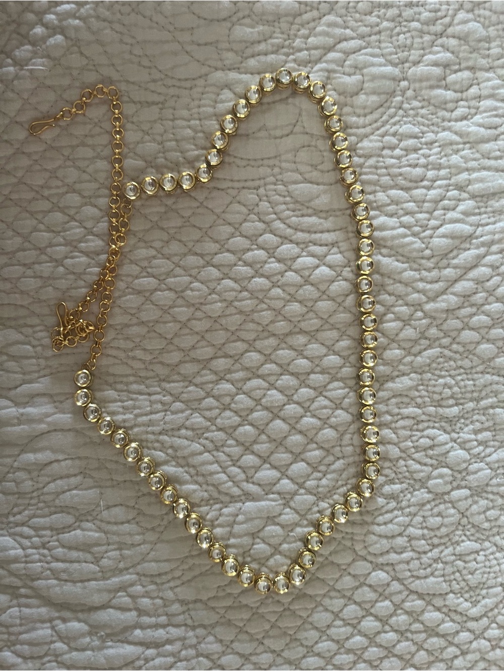 Gold Crystal Indian Waist Belt